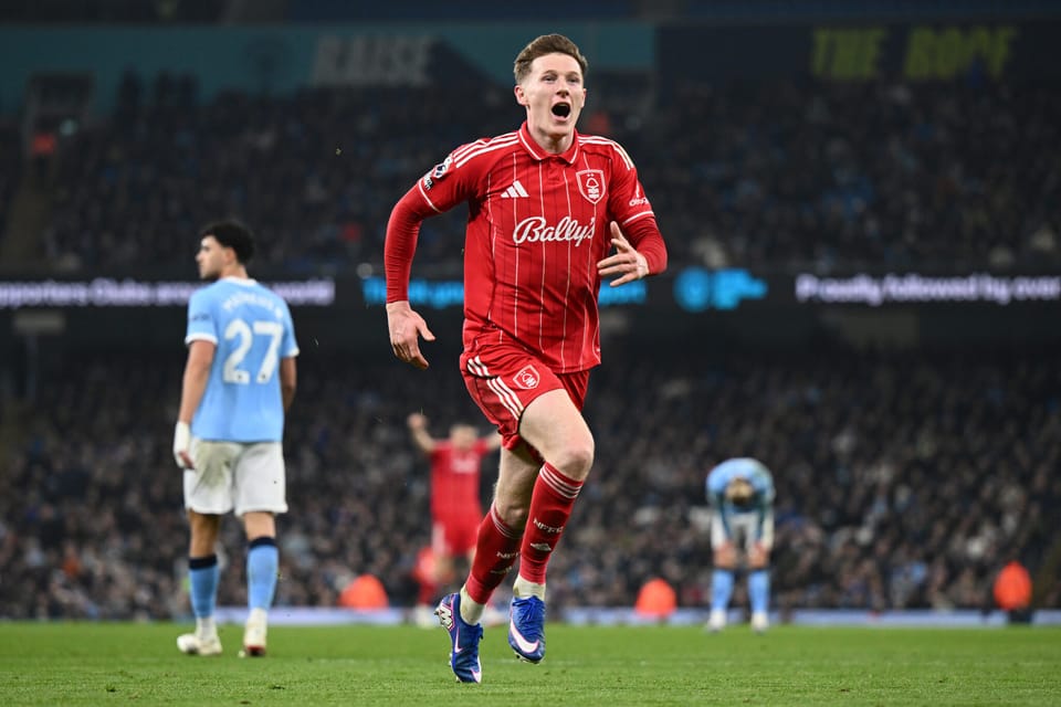 Manchester City pay a record fee for a Forest midfielder and the angle is Marmoush